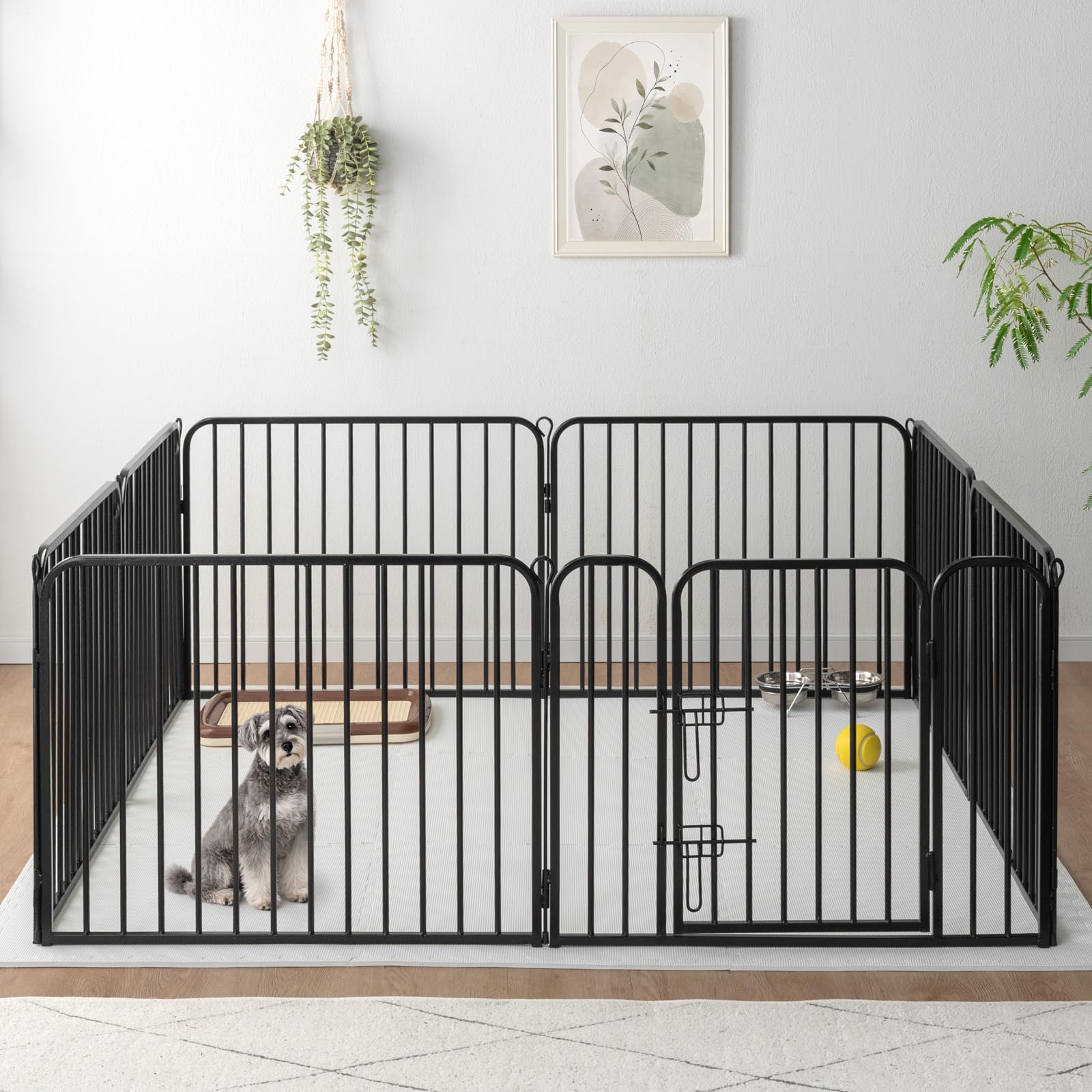 Amazon.co.jp: タンスのゲン ペットサークル RENEW 高さ 60cm バリア